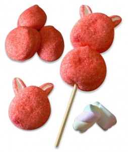 Γλυφιτζούρια λαγουδάκια με marshmallows